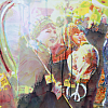 Detail "Clubhouses-greenies-lemonade", 150 x 133 cm, acrylic on canvas