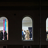 Galleri Ekdahl, galleriet sett utifrån under vernissagedagen